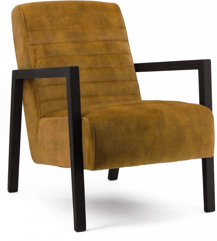 Fauteuil Lars oker Adore € 299, ⋆ Eleonora ⋆ Löwik Meubelen