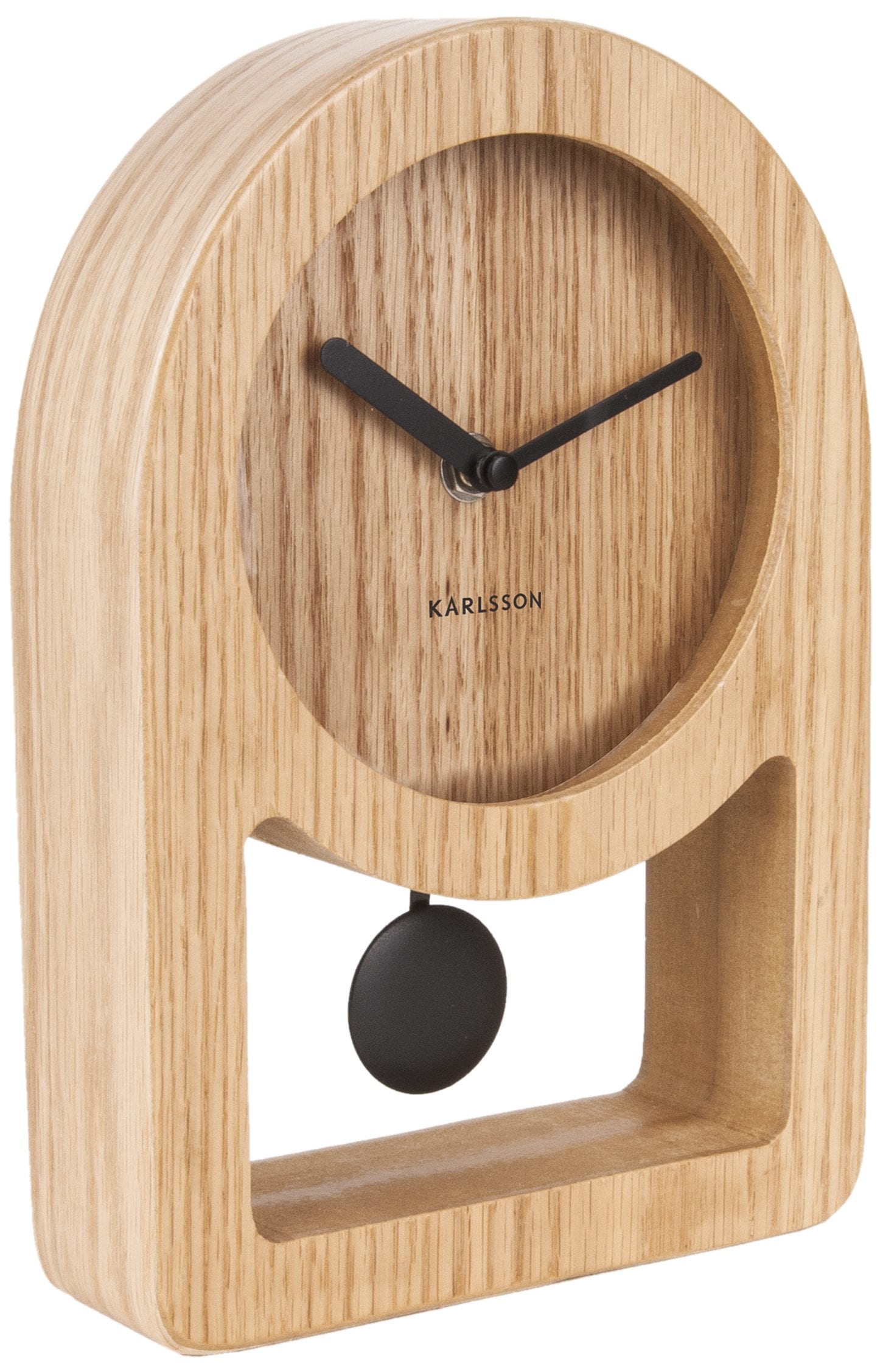 Lena pendulum tafelklok hout fineer € 49, ⋆ Feelings ⋆ Löwik Meubelen