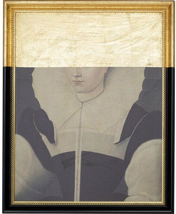 Schilderij Incognito Lady 100x80cm
