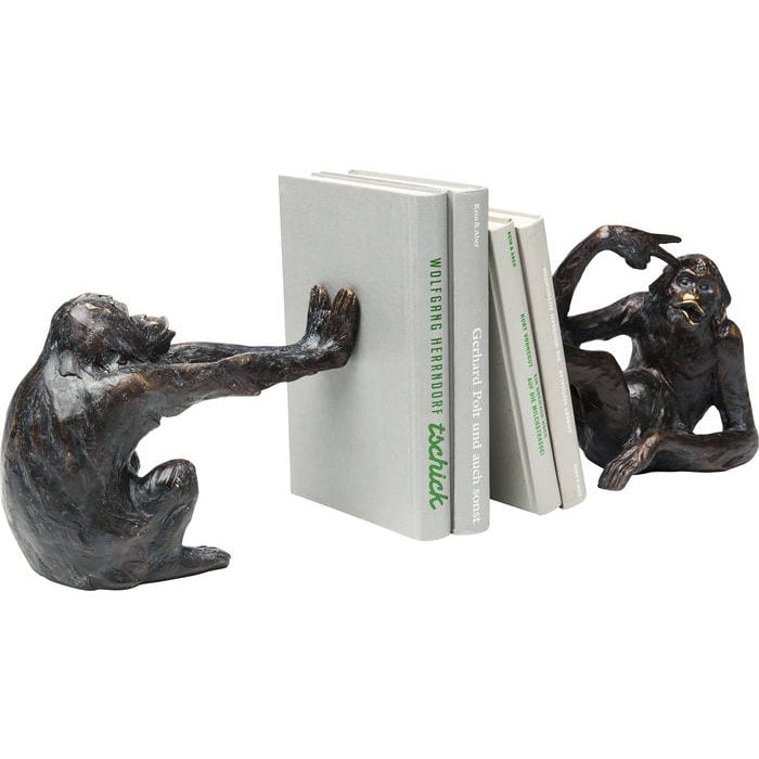 vat toevoegen Moreel Boekensteun Monkey (2/Set) € 69,- ⋆ Kare Design ⋆ Löwik Meubelen