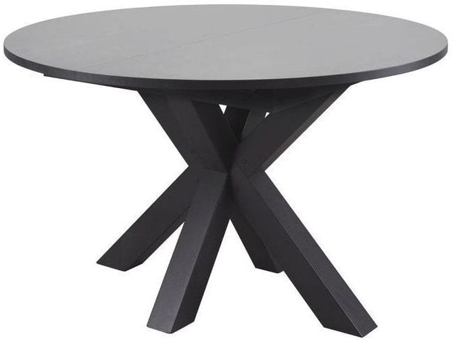 Eettafel Pelugio Ø130 uitschuifbaar zwart € 399, ⋆ Pronto Wonen ⋆