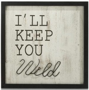 wanddeco Keep You Wild - 40 x 40 cm Coco Maison WALLDECO Lowik Wonen & Slapen