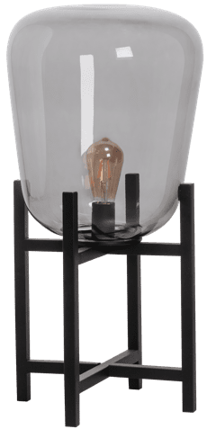 Benn Original MINI tafellamp 1x E27 zwart / gun metal glas - ETH verlichting - 05-TL3286-30