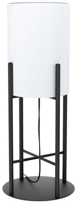 EGLO Glastonbury Tafellamp - 1 lichts - Ø20,5 cm - E27 - Zwart