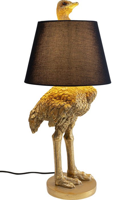 Karé Design - Tafellamp Gouden Struisvogel - H 67 cm