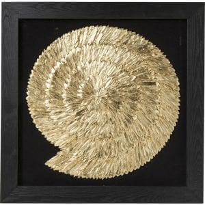 zondag pariteit Brawl Wanddecoratie Golden Snail – 120x120cm € 799,- ⋆ Kare Design ⋆ Löwik  Meubelen