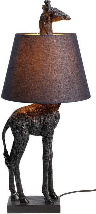Karé Design - Tafellamp - Dierenlamp Giraf - zwart