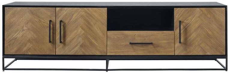 TV-meubel Veneta (b199) – zwart/naturel € 699,- ⋆ Pronto Wonen ⋆ Meubelen