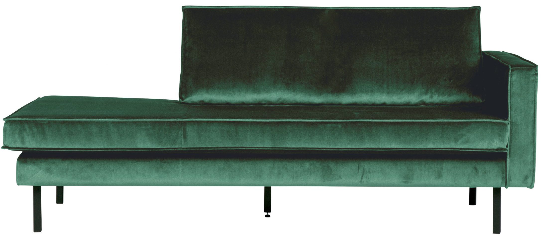 Rodeo Daybed Right  Velvet - Green Forest