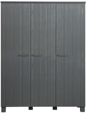 Monteur Temerity Transparant Dennis 3-deurs Kast Grenen – Steel Grey Geborsteld € 599,- ⋆ WOOOD ⋆ Löwik  Meubelen