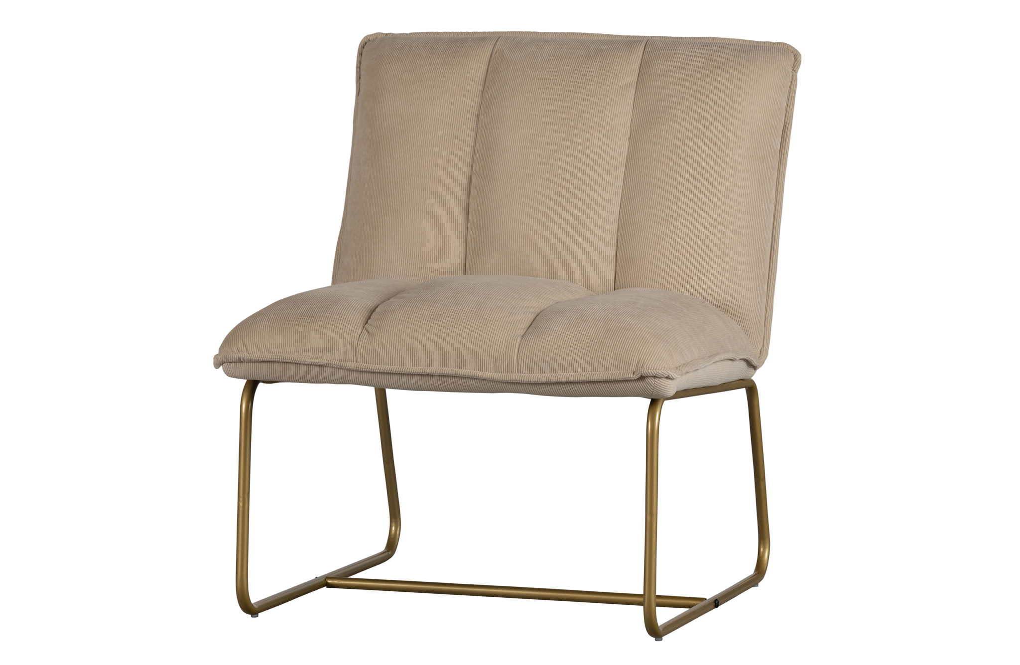 Fie Fauteuil Ribstof Zand € 219, ⋆ WOOOD ⋆ Löwik Meubelen