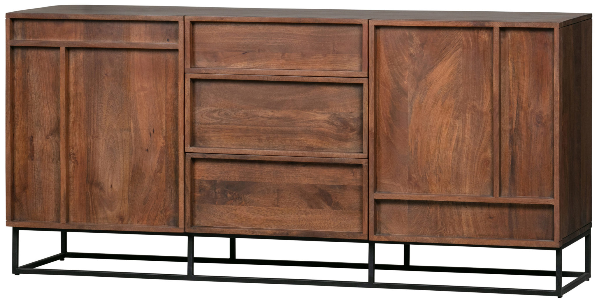 Forrest 2deurs Dressoir Met Lades Mango Hout Naturel € 949, ⋆ WOOOD