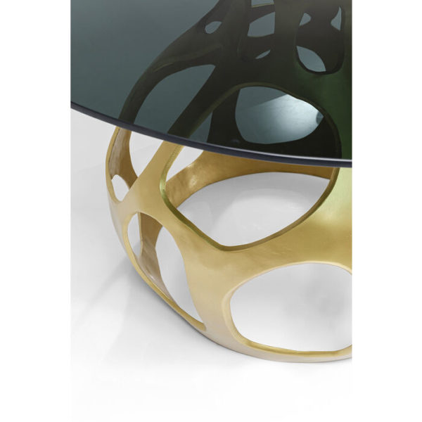 Eettafel Volcano Gold Ã˜120cm Kare Design Eettafel 85699