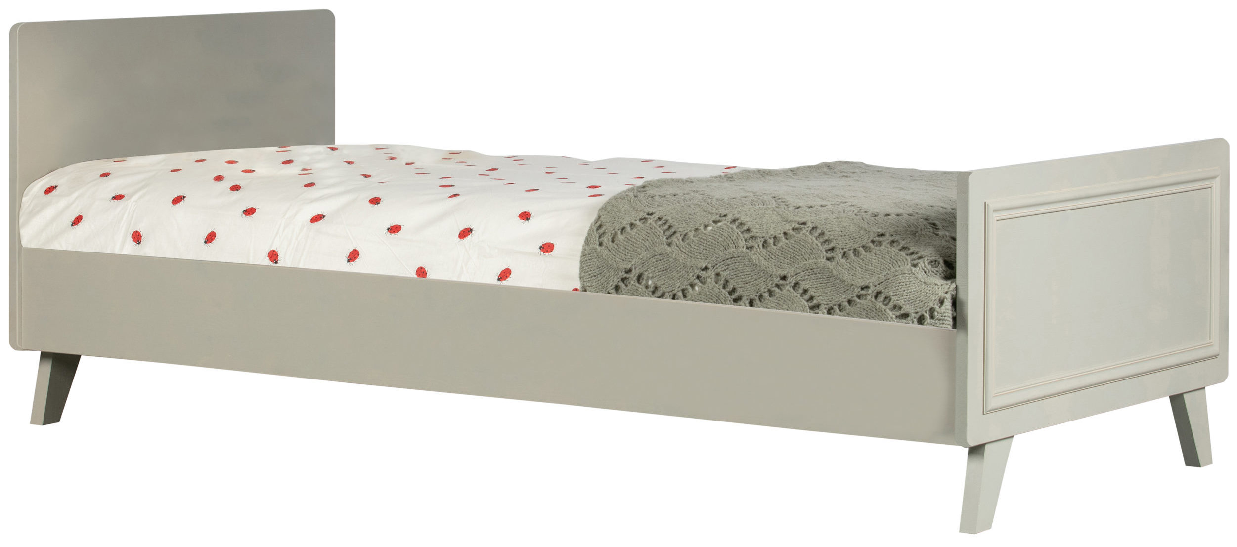 WOOOD Lily Bed Excl Lattenbodem - Grenen - Clay - 77x206x97