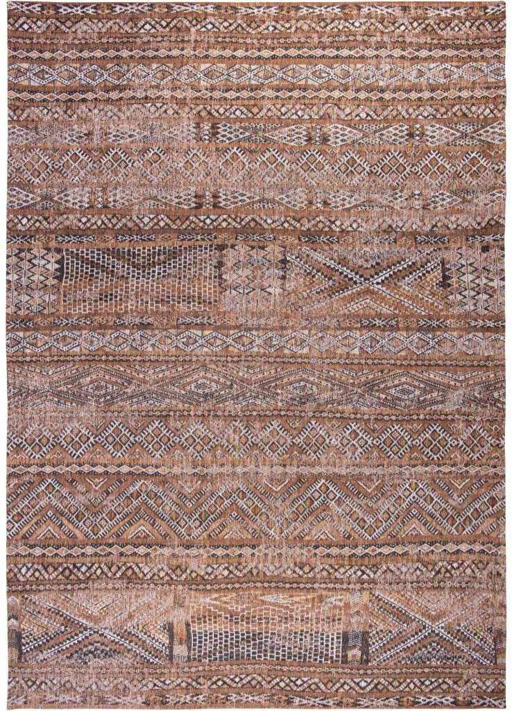 Louis de Poortere Antiquarian Kilim vloerkleed (Afmetingen: 330×230 cm, Basiskleur: bruin)