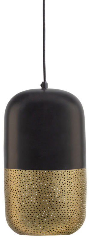 WOOOD Tirsa Hanglamp 36cm Metaal Zwart Brass Black/brass Lamp