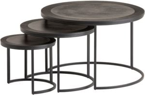 Siena Salontafel Set Van 3, Black - Mix & Match Collection Nijwie Bijzettafel SNA.CT.0005