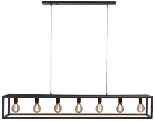 Pronto Wonen Hanglamp Tiamo zwart staal Zwart Lamp