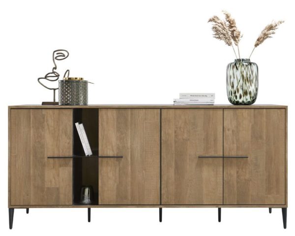 Profijt Meubel Dressoir 196cm Ganado Bruin|Naturel Dressoir