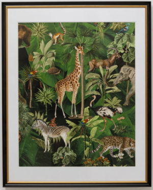 Schilderij Animals Jungle – 80x100cm € 389,- ⋆ Kare Design ⋆ Löwik Meubelen