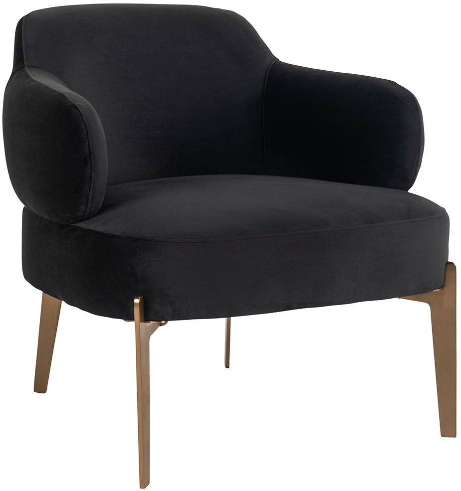 Richmond Fauteuil 'Venus' Velvet, kleur Antraciet