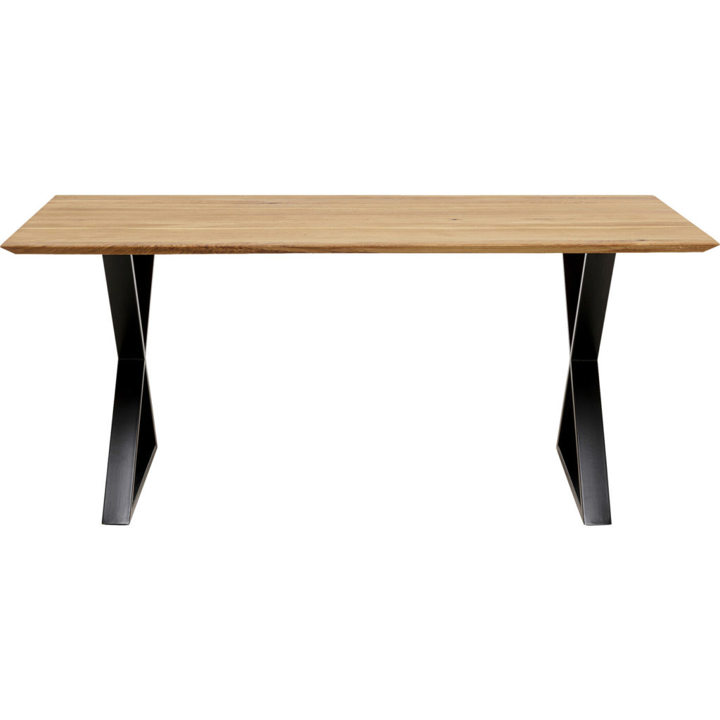 Tafel Symphony Oak Cross Black 180x90cm 1 299 Kare Design