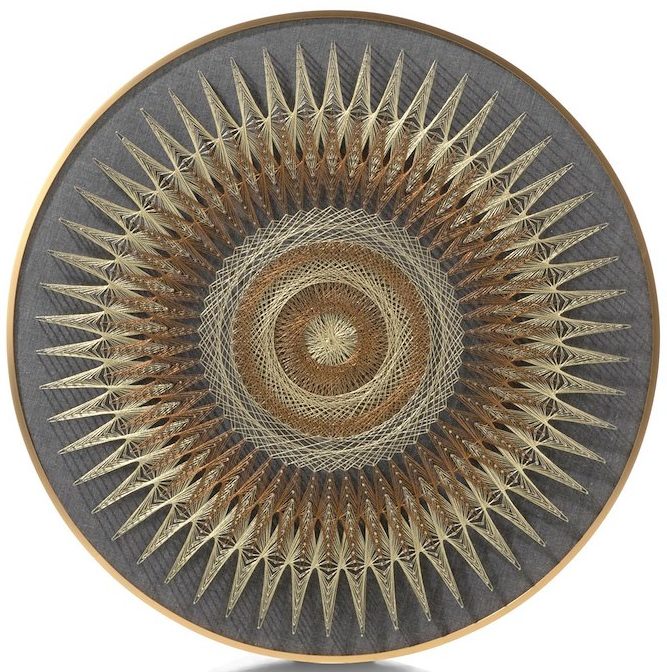 Spiral 3D wanddeco - 80x80cm