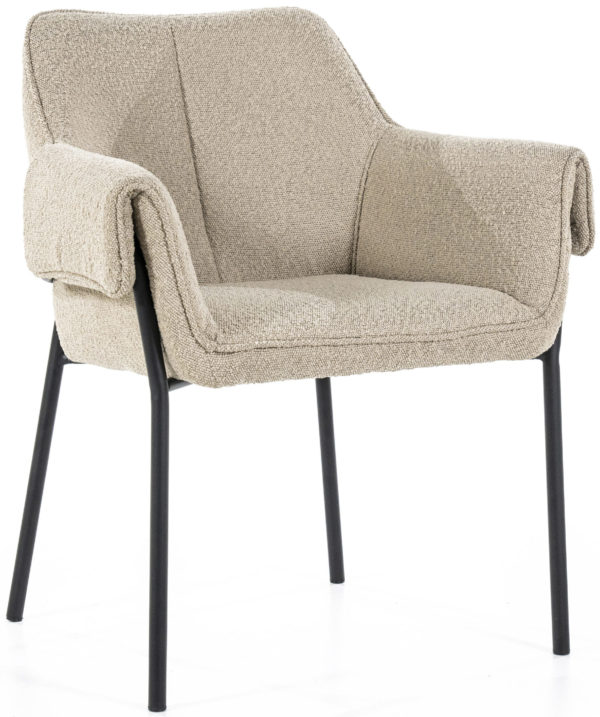 Stoel Tony - Taupe Copenhagen Eleonora Eetkamerstoel 95674