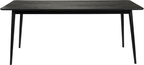 Tafel Fabio 180x90 Black White Label Living Eettafel ZVR2100146