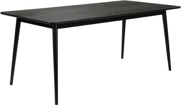 Tafel Fabio 180x90 Black White Label Living Eettafel ZVR2100146