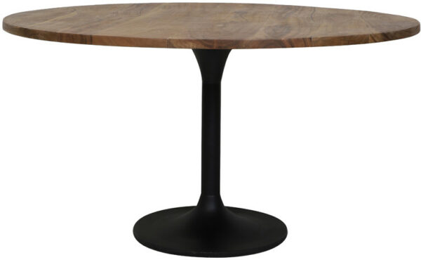 Eettafel Biboca - Acacia Hout-zwart Light & Living Eettafel 6753483