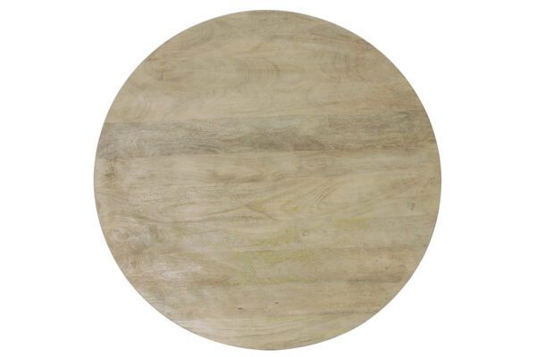 Eettafel Magnifera - Mango Hout-zwart Light & Living Eettafel 6744084