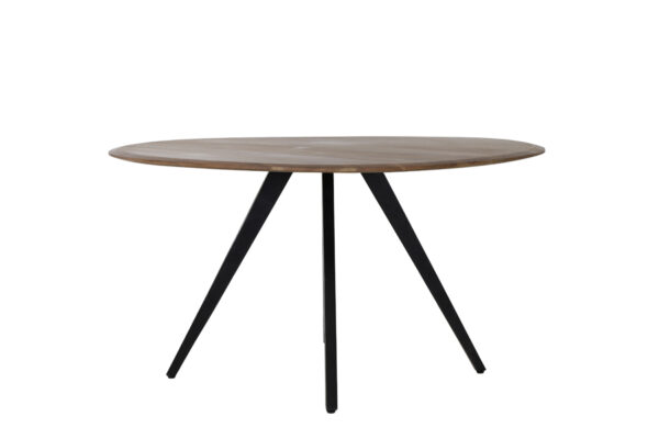 Eettafel Mimoso - Acacia Hout-zwart Light & Living Eettafel 6744283