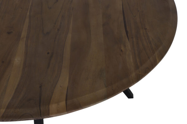 Eettafel Mimoso - Acacia Hout-zwart Light & Living Eettafel 6744283