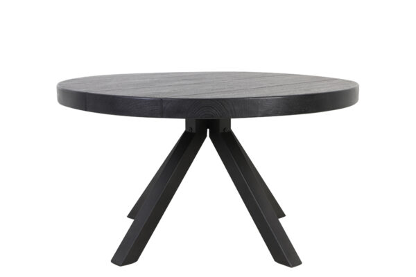 Eettafel Muden - Mango Hout Mat Zwart Light & Living Eettafel 6745312