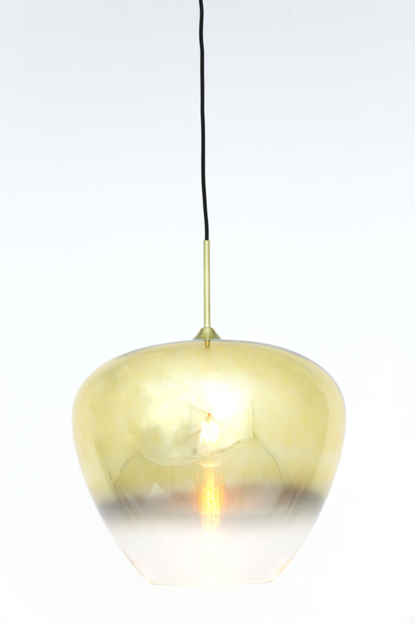 Hanglamp Mayson - Glas Goud-helder+goud Light & Living Hanglamp 2952485