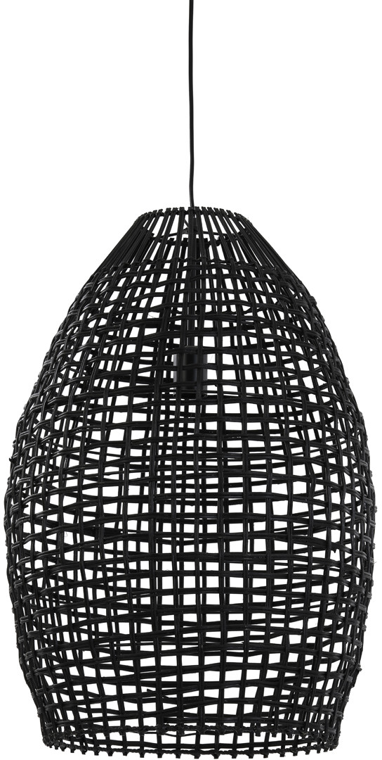 Hanglamp Olaki - Rotan Zwart Light & Living Hanglamp 2950112