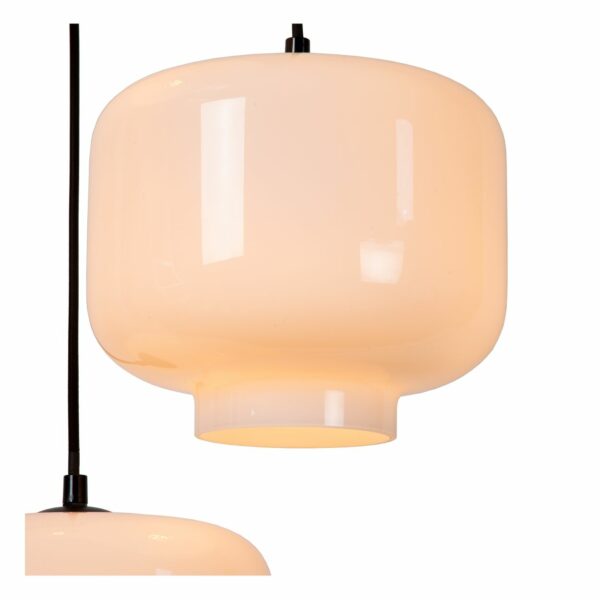 Medine - Hanglamp - Ø46 cm - 3xe27 - Opaal Lucide Hanglamp 46413/13/61