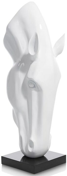 COCO maison Horse Head beeld H107cm - wit Wit Woonaccessoire