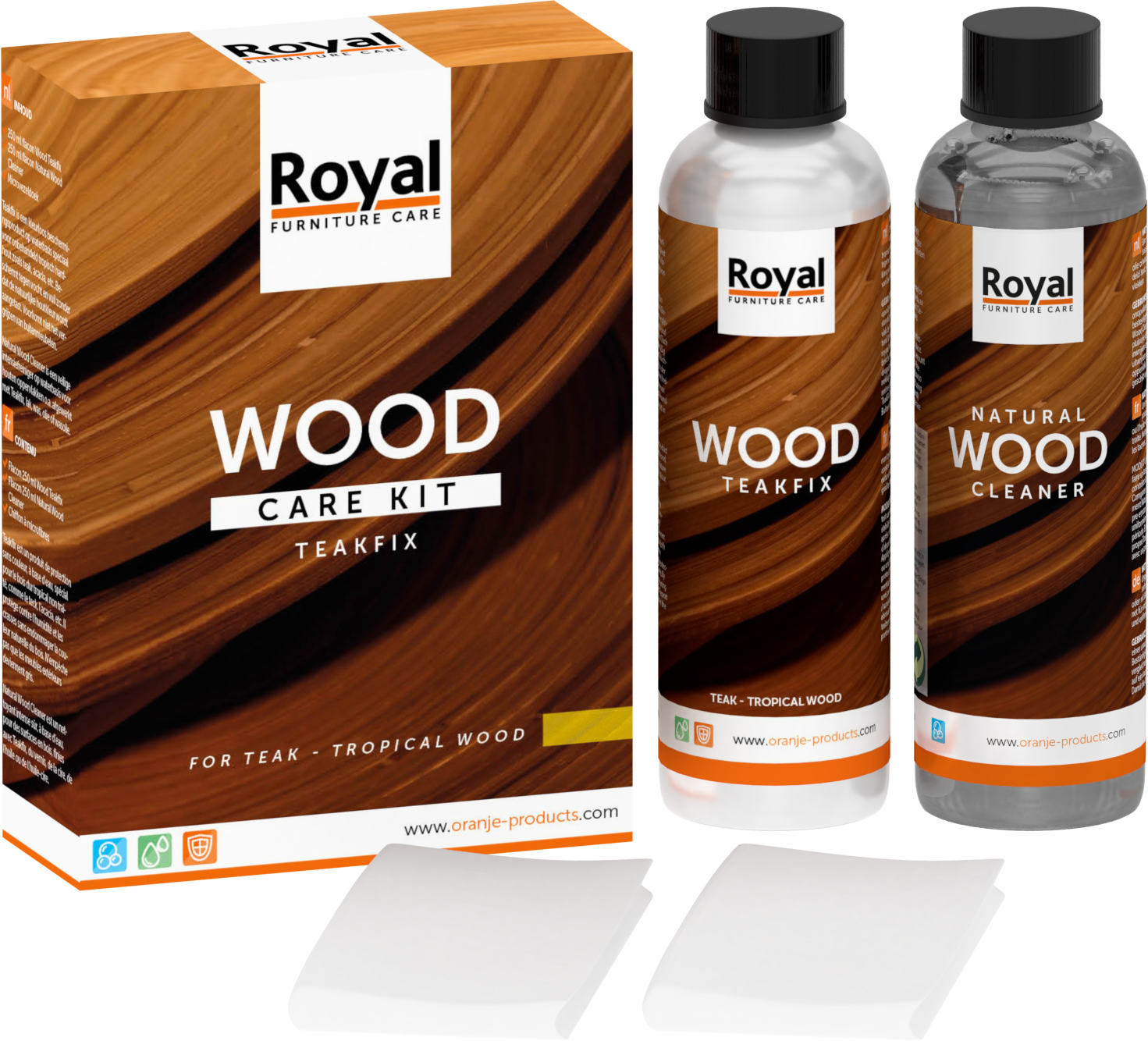 Royal furniture care - Care kit hardwood teakfix - 2 x 250ml