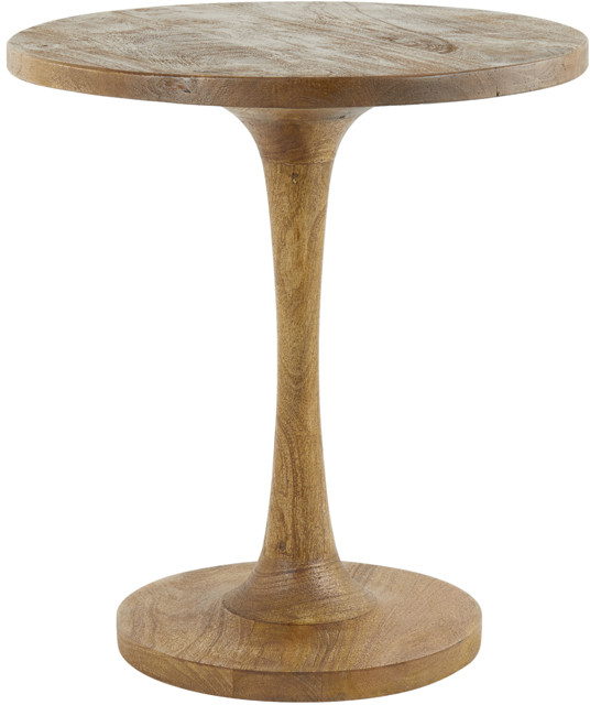 Light & Living Bijzettafel Bicaba - Hout - Ø50cm - Landelijk