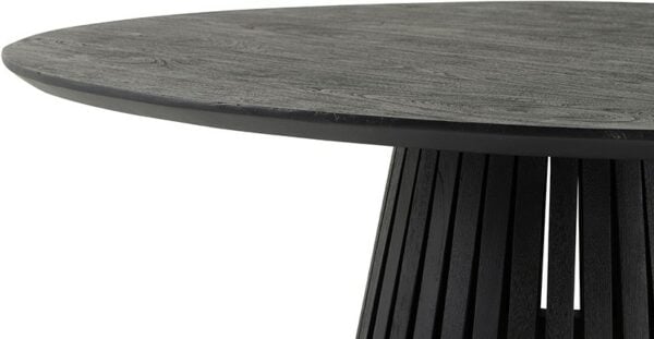 Eetkamertafel Ø120, Acacia Black - Burundi Table Collection Nijwie Eettafel BUR.RT.0024