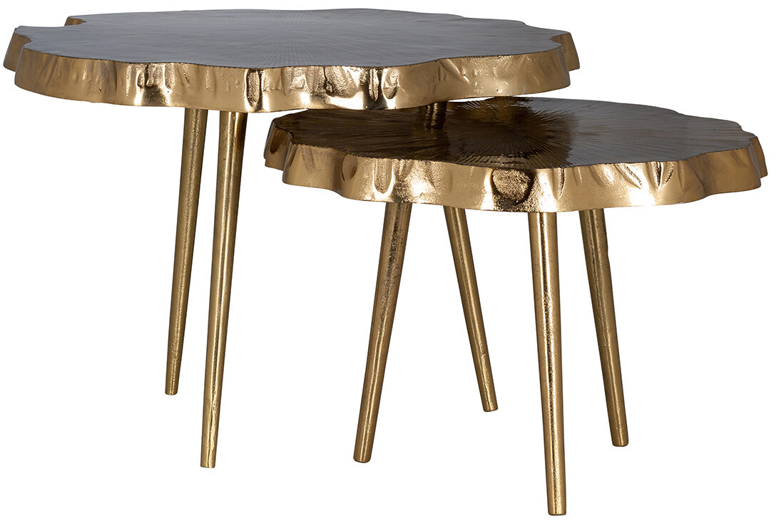 Salontafel Phoeby set van 2 (Brushed Gold) Richmond