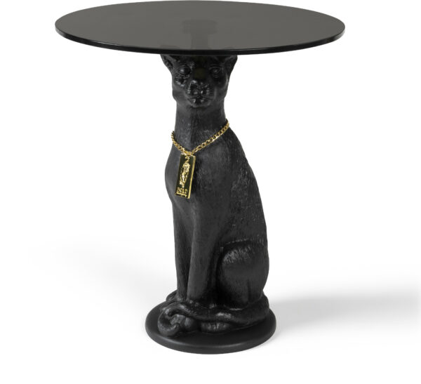 Proudly Crowned Panther Bijzettafel Black Bold Monkey Salontafel ZVRBM23035