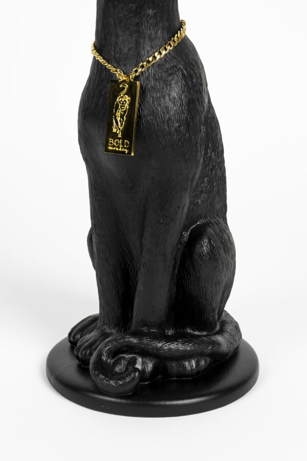 Proudly Crowned Panther Kandelaar Black Bold Monkey Kandelaar ZVRBM83006