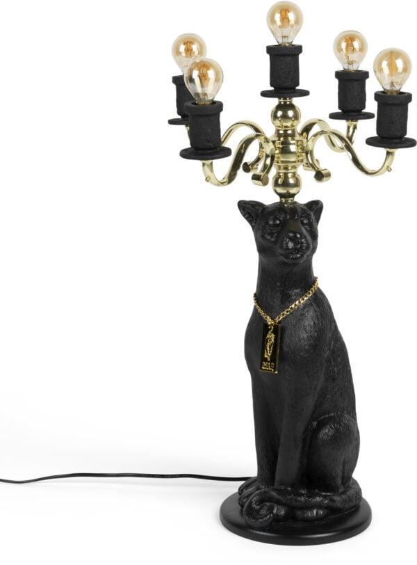 Proudly Crowned Panther Vloerlamp Black Bold Monkey Vloerlamp ZVRBM51006