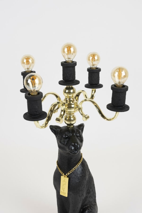 Proudly Crowned Panther Vloerlamp Black Bold Monkey Vloerlamp ZVRBM51006