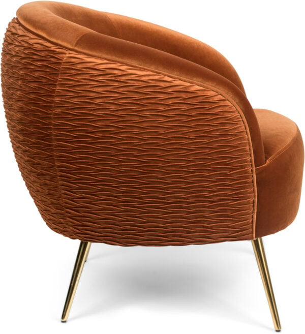 So Curvy Fauteuil Orange Bold Monkey Fauteuil ZVRBM31018