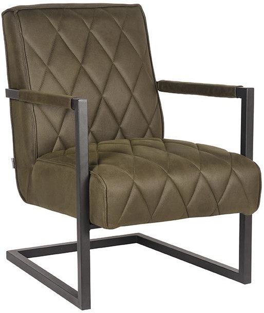LABEL51 - Fauteuil Denmark - Microvezel - Army