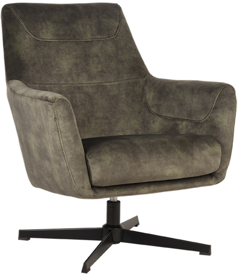 Fauteuil Toby - Hunter - Velours